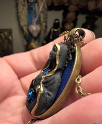 Image 4 of Blue Rose Magdalene Necklace 