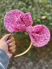 Image 2 of Hot pink sequin mouse ears 