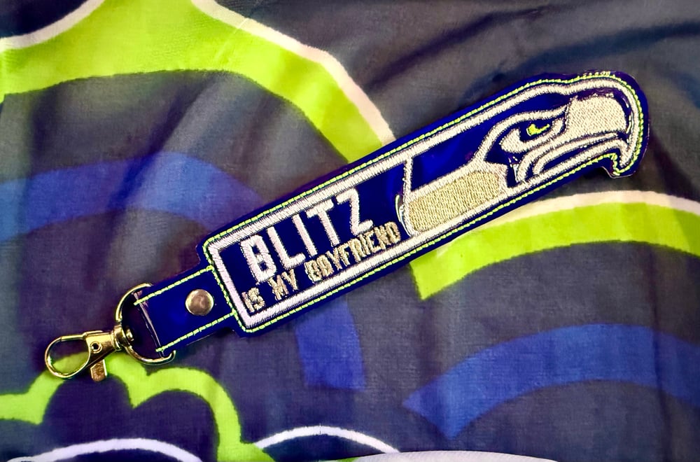 Image of Embroidered Tag: Blitz is my Boyfriend