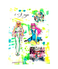 NGE stickerz.☘︎ ݁˖