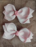 MILAYA'S LIGHT PINK HAIRBOWS 