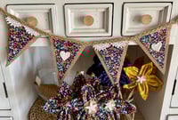 Image 2 of Hand-Created Rustic Bunting #50