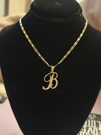 Bella B Gold-Plated Script Necklace