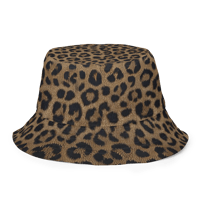 Image 3 of ‘CHANCE ELIJAH’ | ‘LEOPARD’ Pink Reversible Bucket Hat
