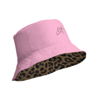 Image 6 of ‘CHANCE ELIJAH’ | ‘LEOPARD’ Pink Reversible Bucket Hat