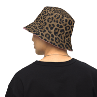 Image 10 of ‘CHANCE ELIJAH’ | ‘LEOPARD’ Pink Reversible Bucket Hat