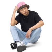 Image 8 of ‘CHANCE ELIJAH’ | ‘LEOPARD’ Pink Reversible Bucket Hat