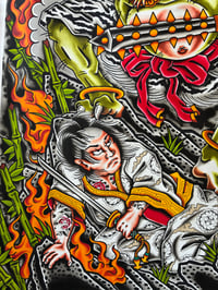 Image 4 of A1 Oni & samurai painting (pre order)