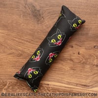 Happy Black Cat Jumbo Catnip Kicker Toy