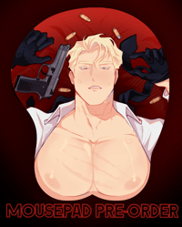 Caesar Mousepad with wrist support (PRE-ORDER)