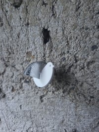 Image 5 of uhani PAPIRNAT PTIČEK  // PAPER BIRDIE earrings