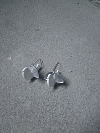 Image 6 of uhani PAPIRNAT PTIČEK  // PAPER BIRDIE earrings