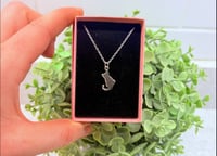 Sterling Silver Cat Pendant