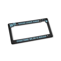 ML License Plate Cover (powder blue/black)