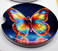 Image 4 of 2 .5-inch Ceramic Car Coaster- assorted images-page 1