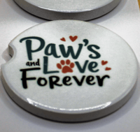 Image 5 of 2 .5-inch Ceramic Car Coaster- assorted images-page 1