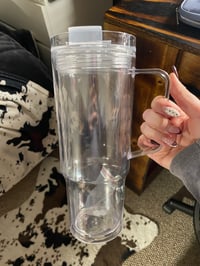 40oz Snow Globe Acrylic Tumbler