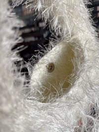 Image 2 of Fluffy knitted bag “Champagne”