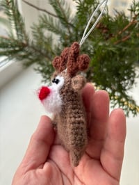 Image 2 of Knitted key chain Deer