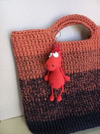Image 3 of “Horse”, knitted keychain