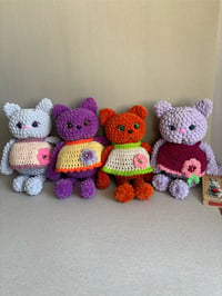 Image 1 of Amigurumi, plush knitted toy “Kitty”
