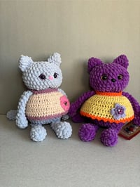 Image 2 of Amigurumi, plush knitted toy “Kitty”