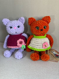 Image 3 of Amigurumi, plush knitted toy “Kitty”