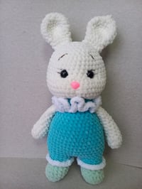 Image 2 of Knitted plush toy Rabbit