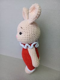 Image 3 of Knitted plush toy Rabbit