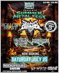 July 25 | Summer Metal Fest! | ROCKEFELLAS 