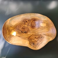 Image 1 of Large wooden dish. Wooden tableware.