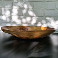 Image 3 of Large wooden dish. Wooden tableware.