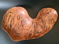 Image 2 of Wooden dish, interior vase, wooden tableware. 