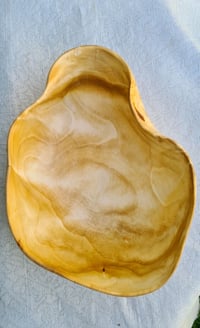 Image 2 of Deep bowl, dish, vase made of wood.