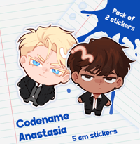 Codename Anastasia 2 stickers Pack
