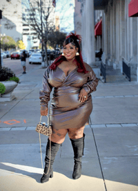 Image 1 of Cocoa Crush Dress (Chocolate)