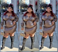 Image 3 of Cocoa Crush Dress (Chocolate)