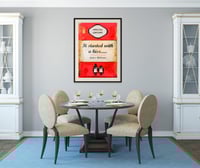 Image 3 of James McQueen - It Started With A Kiss, Giclee Print, Contemporary Art Poster, Gift for Lovers