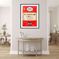 Image 5 of James McQueen - It Started With A Kiss, Giclee Print, Contemporary Art Poster, Gift for Lovers