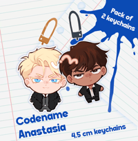 Codename Anastasia 2 keychians Pack