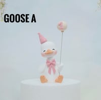 Image 2 of Silly Goose Cake Topper -  Lightweight Clay