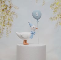 Image 5 of Silly Goose Cake Topper -  Lightweight Clay