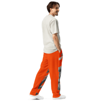 Image 11 of ‘CHANCE ELIJAH’ | ‘DERANGED DIVINITY’ Orange Wide-leg Sweatpants