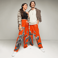 Image 15 of ‘CHANCE ELIJAH’ | ‘DERANGED DIVINITY’ Orange Wide-leg Sweatpants