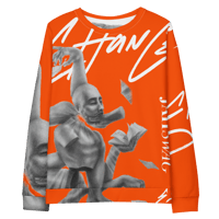 Image 1 of ‘CHANCE ELIJAH’ | DERANGED DIVINITY’ Orange Sweatshirt 