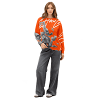 Image 6 of ‘CHANCE ELIJAH’ | DERANGED DIVINITY’ Orange Sweatshirt 