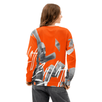 Image 7 of ‘CHANCE ELIJAH’ | DERANGED DIVINITY’ Orange Sweatshirt 