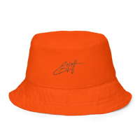 Image 2 of ‘CHANCE ELIJAH’ | ‘LEOPARD’ Orange Reversible Bucket Hat 