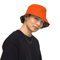 Image 8 of ‘CHANCE ELIJAH’ | ‘LEOPARD’ Orange Reversible Bucket Hat 