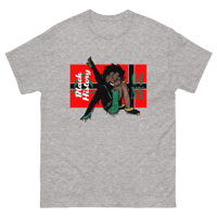 BLACK BOOP TEE - GREY (THEBLACKTONGUE X TERRIBLE TONY COLLAB)